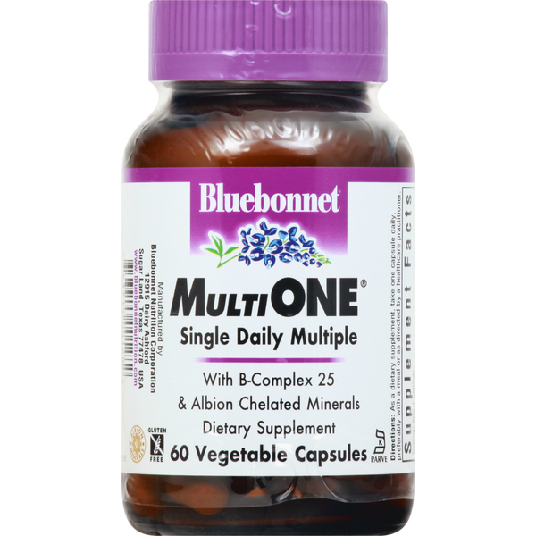 Multi Vitamins Bluebonnet MultiOne, Single Daily Multiple, Vegetable Capsules hero