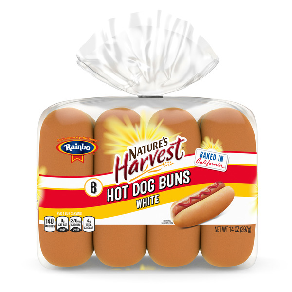 Buns & Rolls Rainbo Hot Dog Buns hero