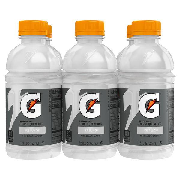 Energy & Sports Drinks Gatorade Thirst Quencher, Ice Punch, 6 Pack hero