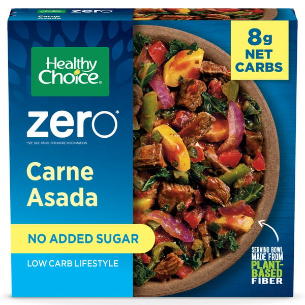 Frozen Meals Healthy Choice Zero Low Carb Carne Asada Bowl, Frozen Meal hero