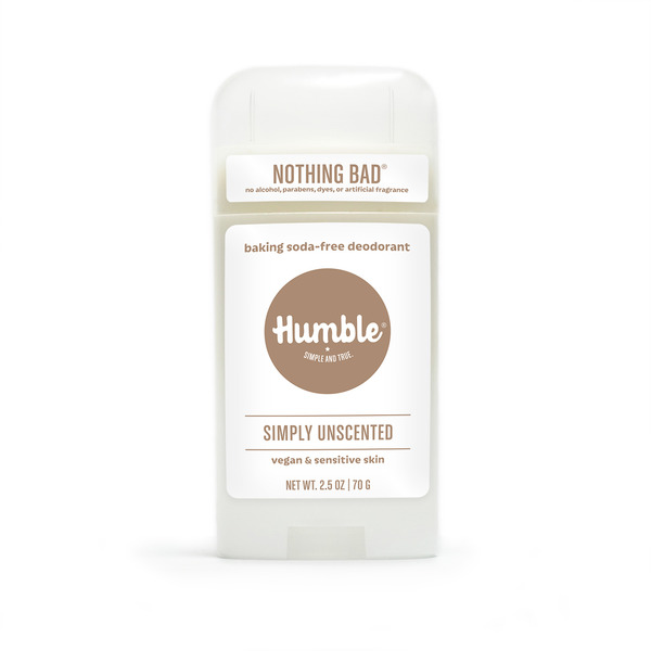 Deodorants Humble Brands Vegan & Sensitive, Simply Unscented Deodorant hero