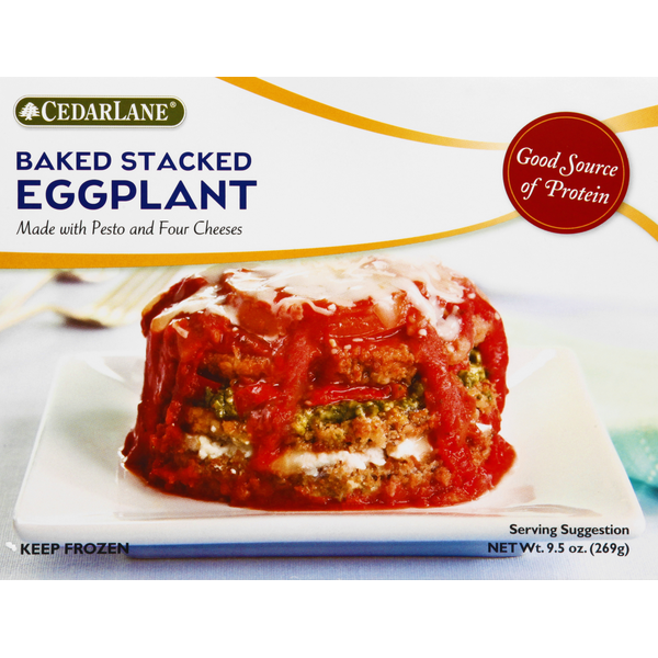 Frozen Meals Cedarlane Foods Eggplant, Baked Stacked hero