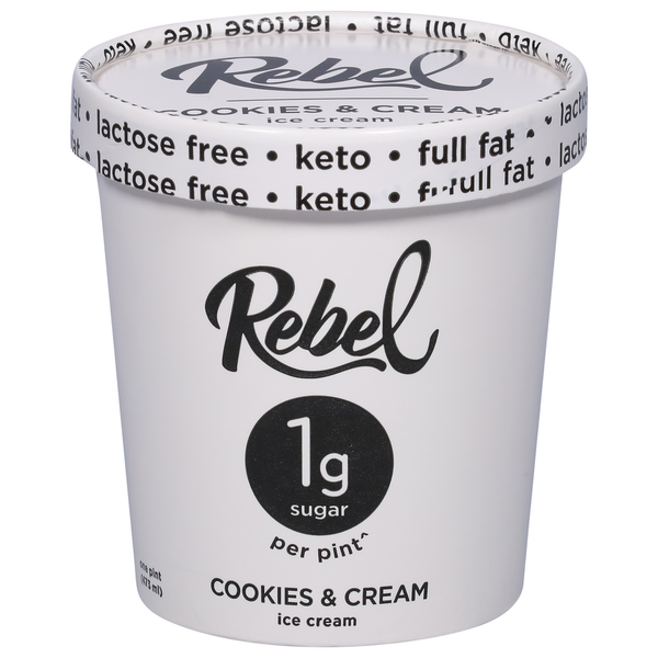 Ice Cream & Ice Rebel Ice Cream, Cookies & Cream hero