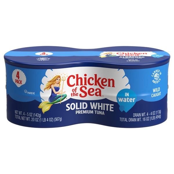 Canned Meat & Seafood Chicken of the Sea Solid White Albacore Tuna in Water hero