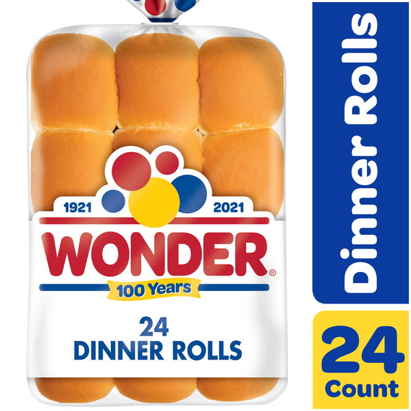 Packaged Bread Wonder Bread Dinner Rolls, Classic, Extra Soft hero