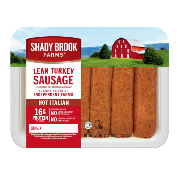 Hot Dogs, Bacon & Sausage Shady Brook Farms® Hot Italian Turkey Sausage hero