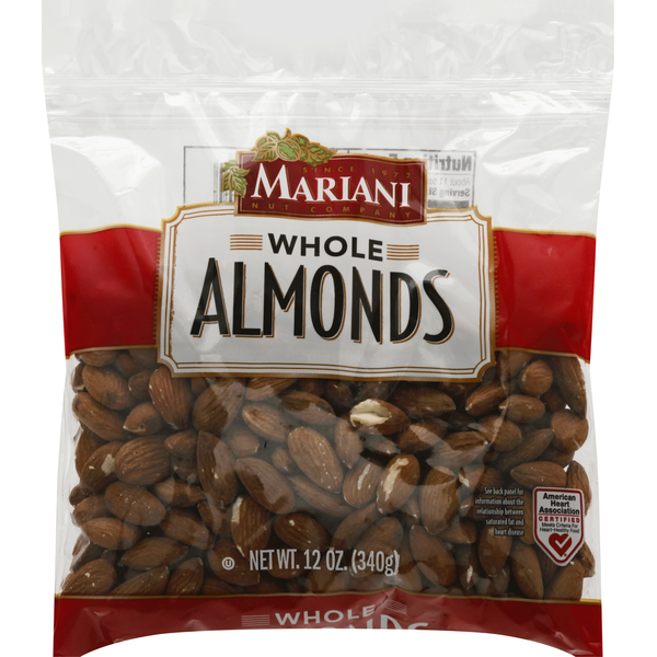 Nuts, Seeds & Snack Mix Mariani Almonds, Whole hero