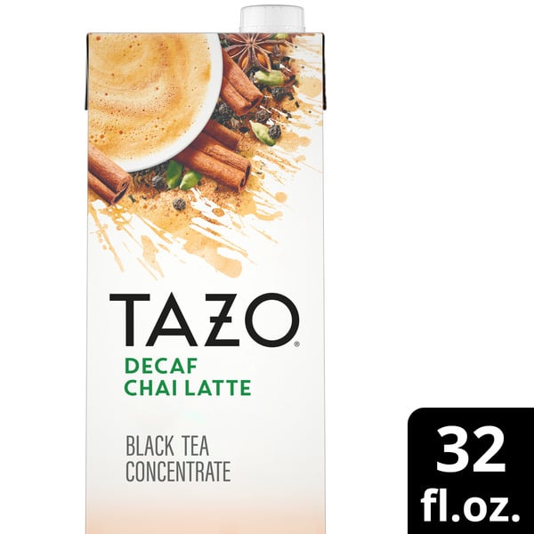 Tea TAZO Tea Black Tea Concentrate Decaffeinated Chai Latte hero