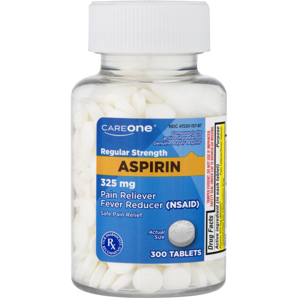 Muscles, Joints & Pain Relief CareOne Aspirin Tablets 325 mg hero