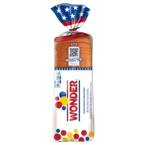 Conventional Breads (Grocery) Wonder Bread Bread, Classic White hero