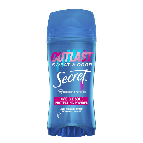 Deodorants Secret Invisible Solid Antiperspirant Deodorant for Women, Protecting Powder hero