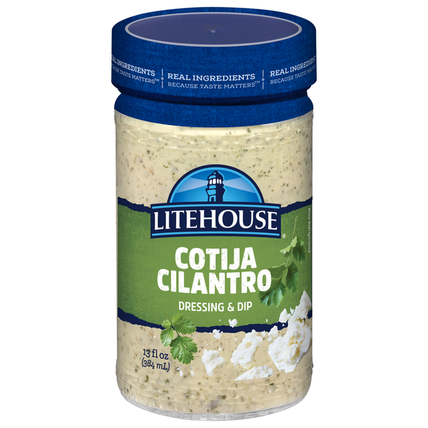 Salad Dressing & Toppings Litehouse Dressing & Dip, Cojita Cilantro hero