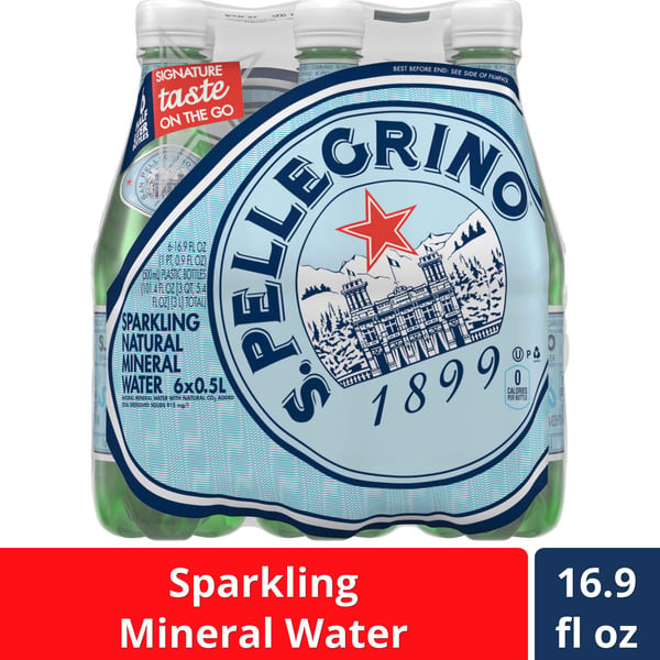 Water, Seltzer & Sparkling Water San Pellegrino Sparkling Natural Mineral Water hero