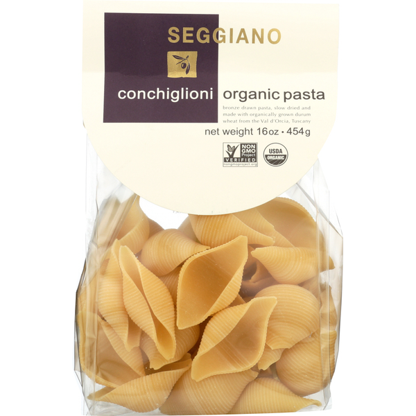 Dry Pasta Seggiano Organic Conchiglioni hero