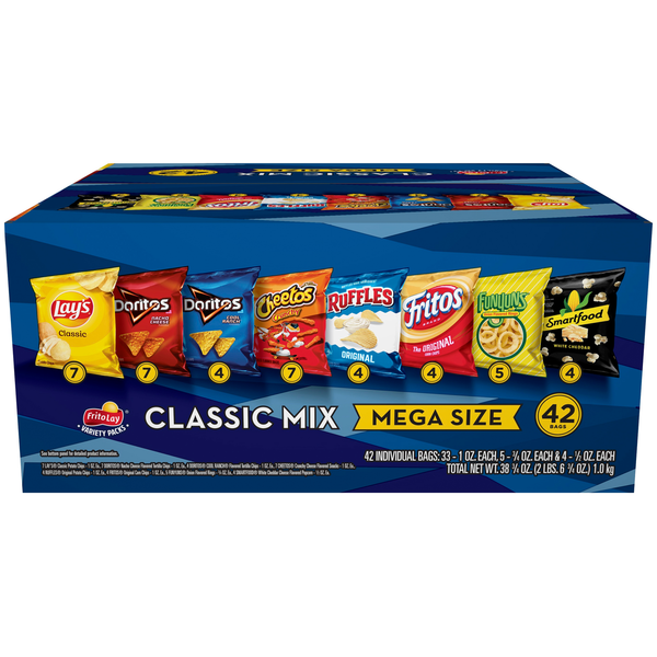 Chips & Pretzels Frito Lay Snacks , Classic Mix Cube hero