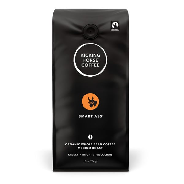 Coffee Kicking Horse Coffee Smart Ass, Medium Roast, Whole Bean hero