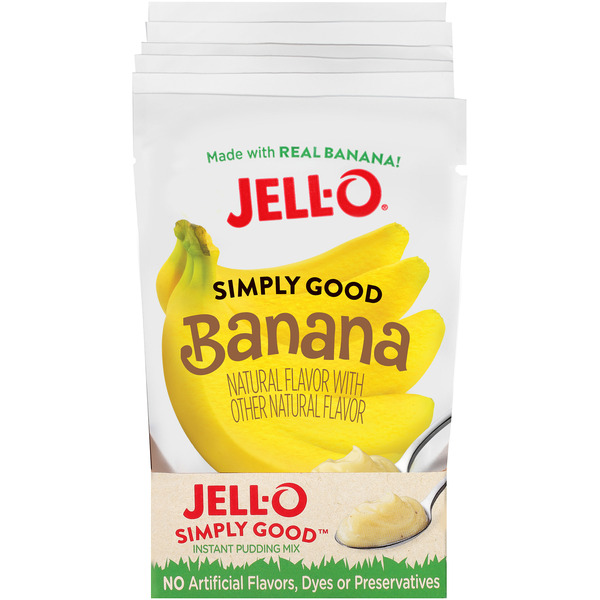 Refrigerated Pudding & Desserts Jell-O Simply Good Banana Pudding hero