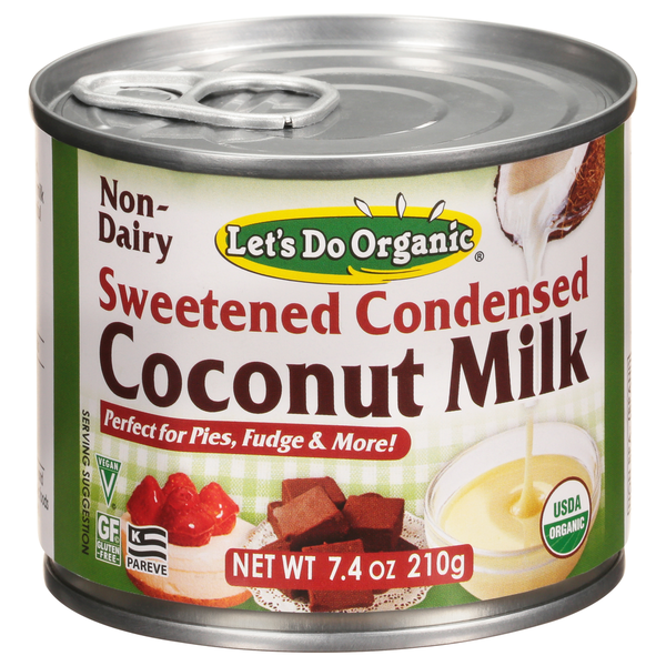 Soy & Lactose-Free Let's Do Organic Coconut Milk, Sweetened Condensed hero