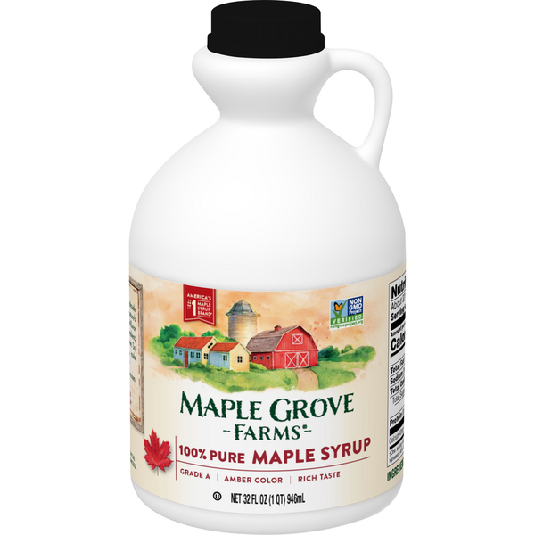 Honeys, Syrups & Nectars Maple Grove Farms of Vermont Maple Syrup, 100% Pure hero