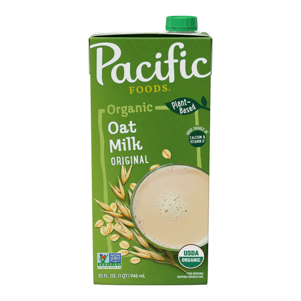 Hot Cereal & Pancake Mixes Pacific Foods Organic Original Oat Plant Based Beverage hero