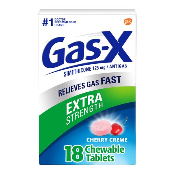 Gas-X Extra Strength Chewable Gas Relief Tablets hero