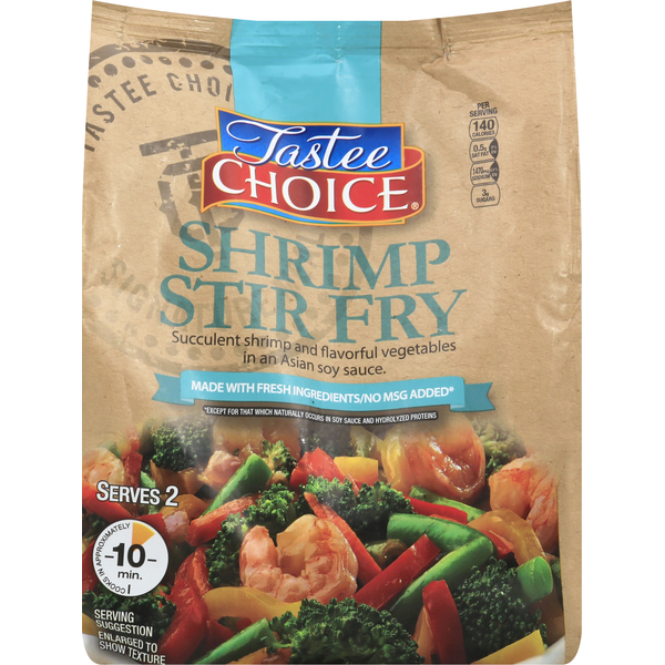 Frozen Meals Tastee Choice Shrimp Stir Fry hero