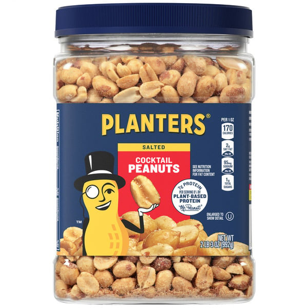 Nuts, Seeds & Dried Fruit Planters Cocktail Peanuts hero