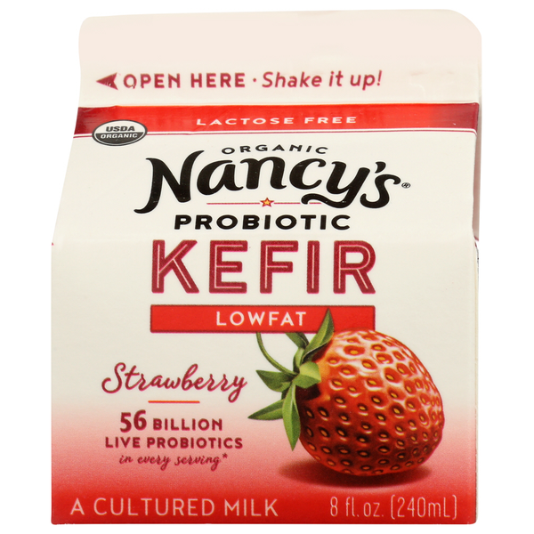 Cream Nancy's Organic Probiotic Lowfat Kefir hero