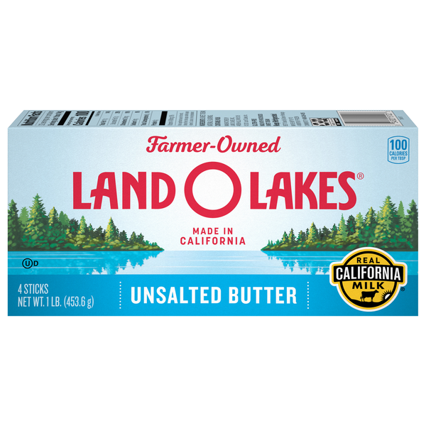 Butter Land O Lakes Unsalted Butter hero