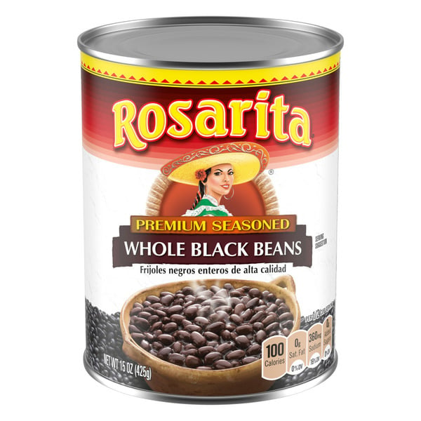 Canned Meals & Beans Rosarita Whole Black Beans hero