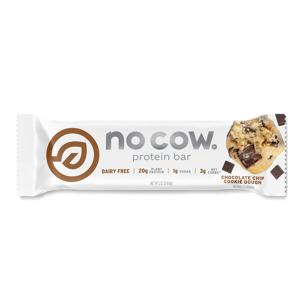 Vitamins & Supplements No Cow Protein Bar, Chocolate Chip Cookie Dough hero