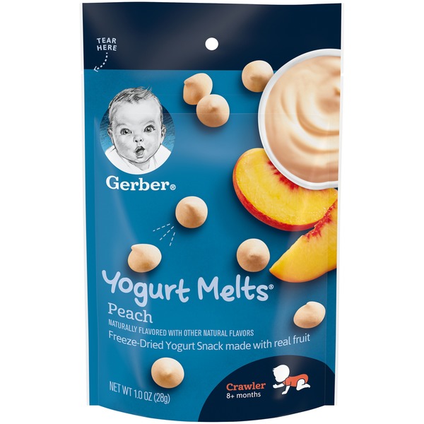 Baby Food & Formula Gerber Yogurt Melts Peach hero