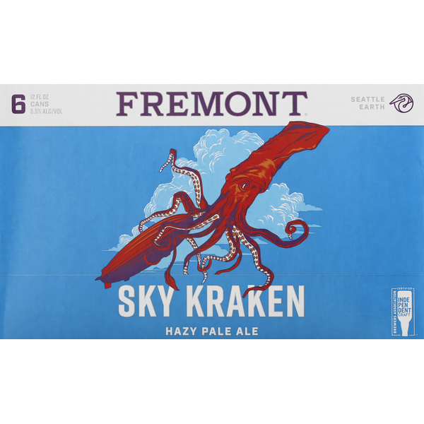 Beers & Coolers Fremont Brewing Beer, Hazy Pale Ale, Sky Kraken hero