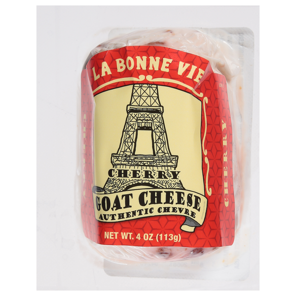 Specialty Cheeses La Bonne Vie Cheese, Goat, Cherry hero