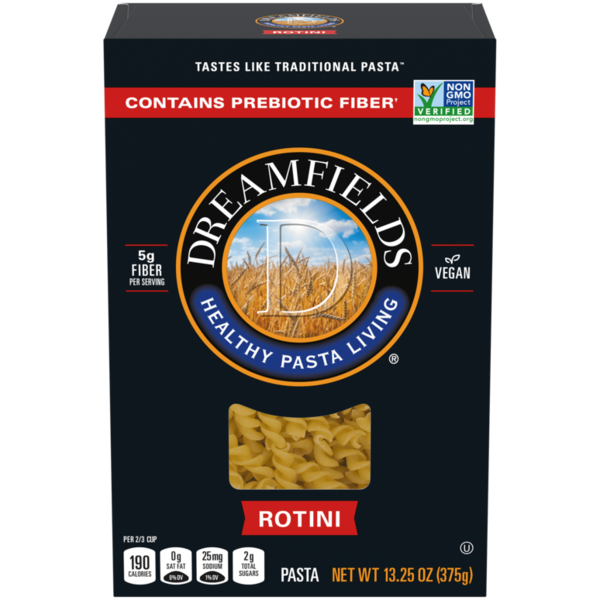 Dry Pasta Dreamfields Rotini Pasta, Vegan with 5g Fiber hero