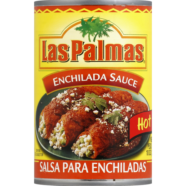 Latino Foods Las Palmas Enchilada Sauce, Hot hero