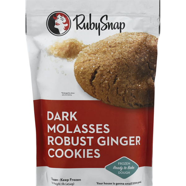 Cookies & Cakes RubySnap Cookies, Dark Molasses Robust Ginger hero