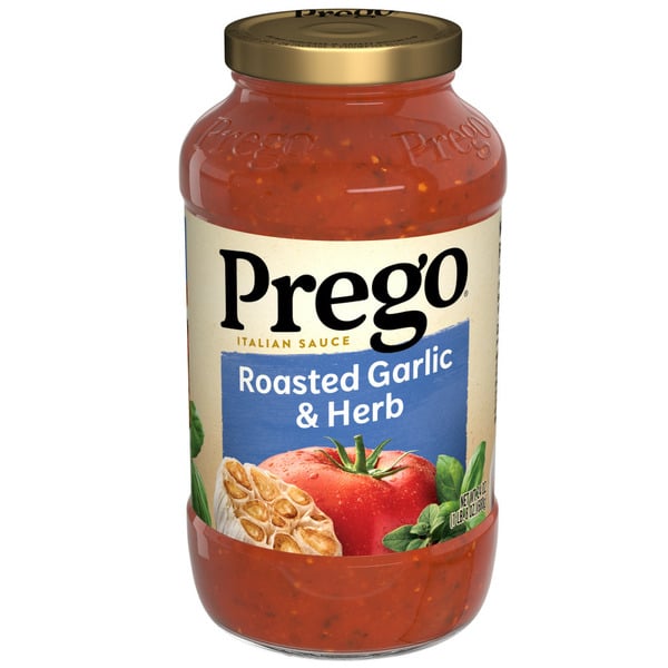 Pasta Sauce Prego Roasted Garlic & Herb Pasta Sauce hero