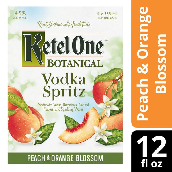 Vodka Ketel One Botanical Vodka Spritz Peach & Orange Blossom hero