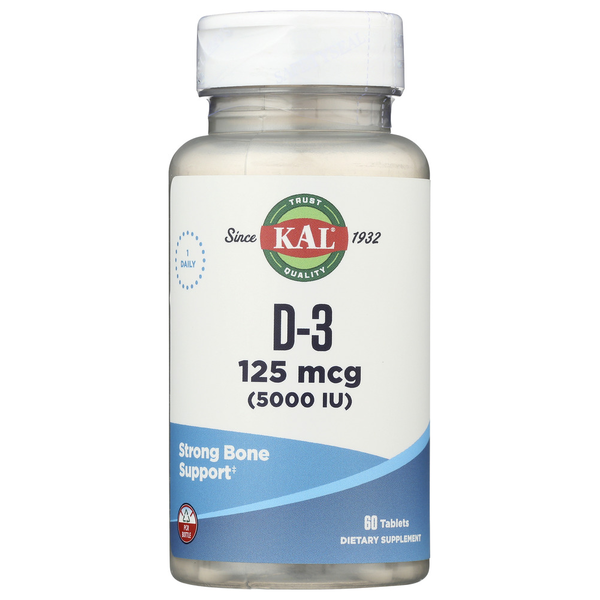 Vitamins & Minerals KAL D-3 5000 Iu hero