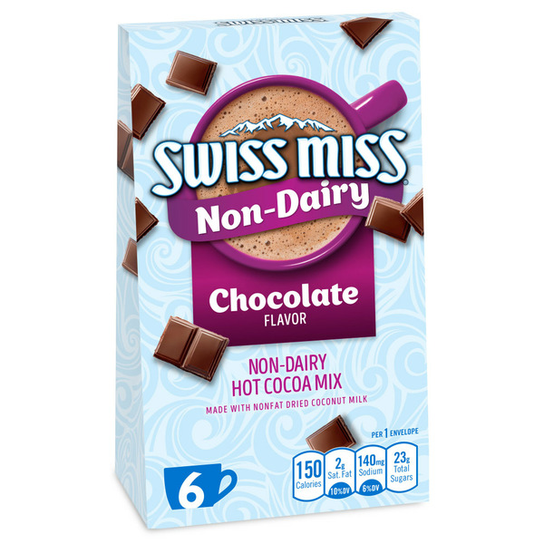 Cocoa & Drink Mixes Swiss Miss Non-Dairy Chocolate Flavored Hot Cocoa Mix hero