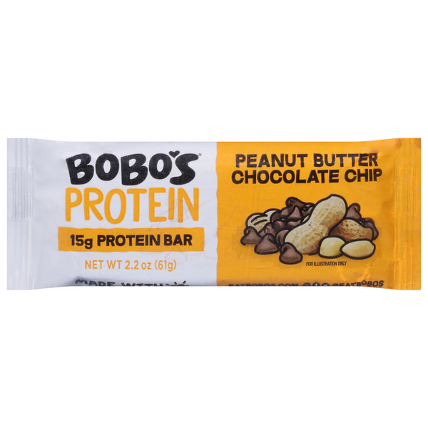 Energy & Granola Bars Bobo's Protein Bar, Peanut Butter Chocolate Chip hero