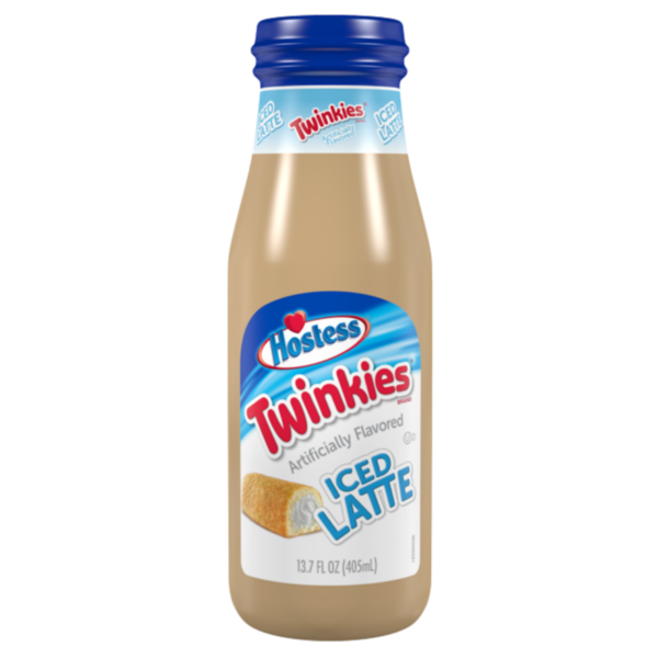 Hostess Iced Latte, Twinkies Flavored, Ready to Drink Bottle hero