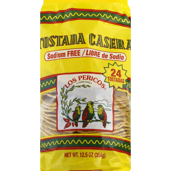 Latino Foods Los Pericos Tostadas, Sodium Free hero