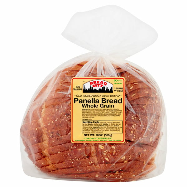 Bread Bread City Whole Grain Panella Bread hero