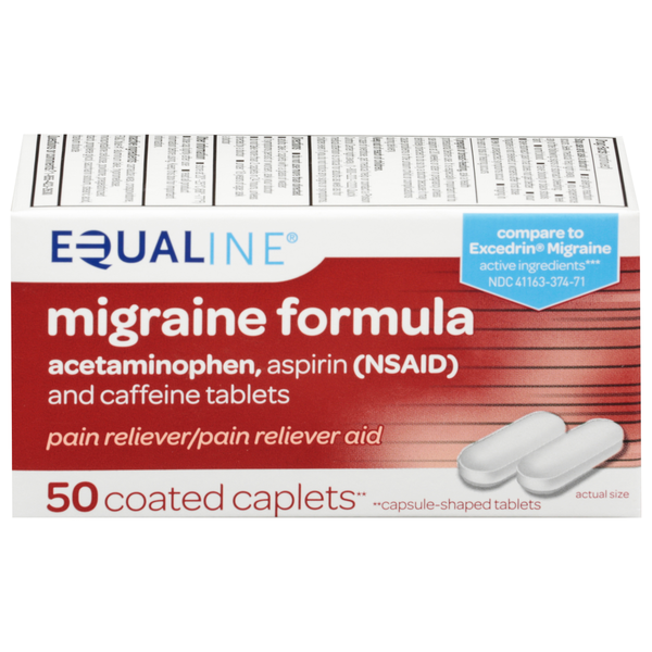 Muscles, Joints & Pain Relief Equaline Migraine Formula, Coated Caplets hero