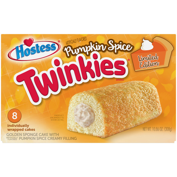 Cookies & Cakes Hostess Pumpkin Spice Flavored TWINKIES hero