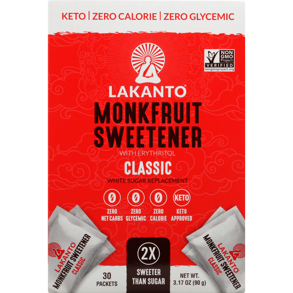 Baking Ingredients Lakanto Sweetener, Monkfruit, with Erythritol, Classic hero