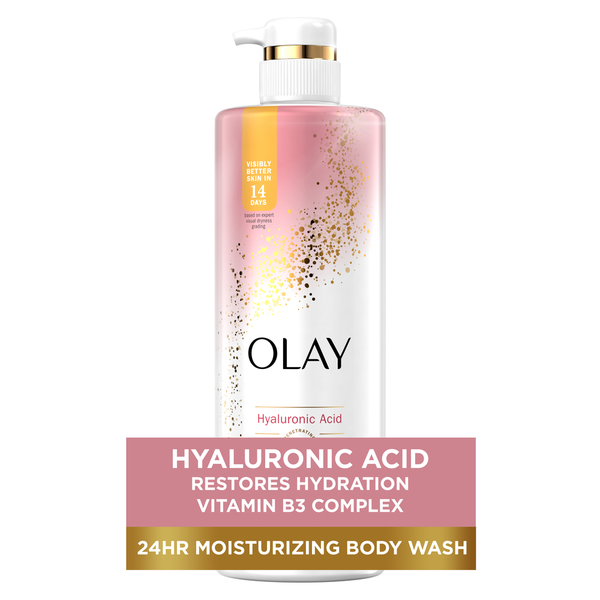 Olay Cleansing & Nourishing Body Wash with Vitamin B3 and Hyaluronic Acid hero