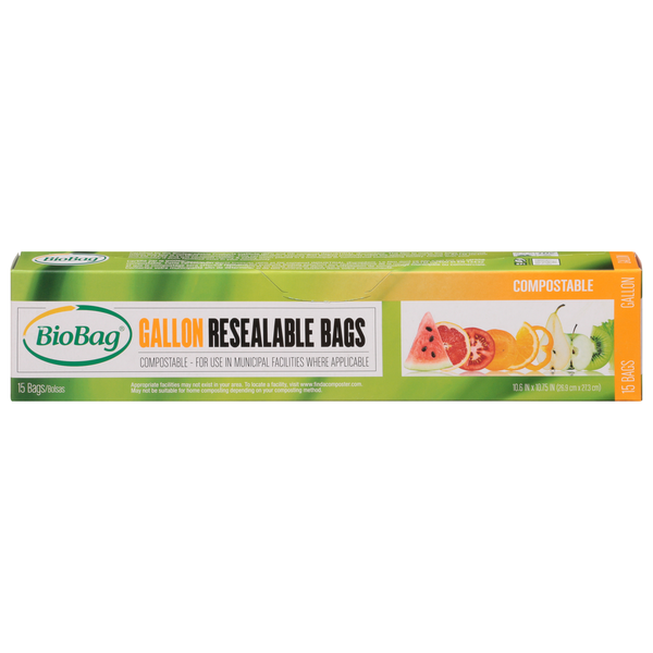 Food Storage BioBag Resealable Bags hero